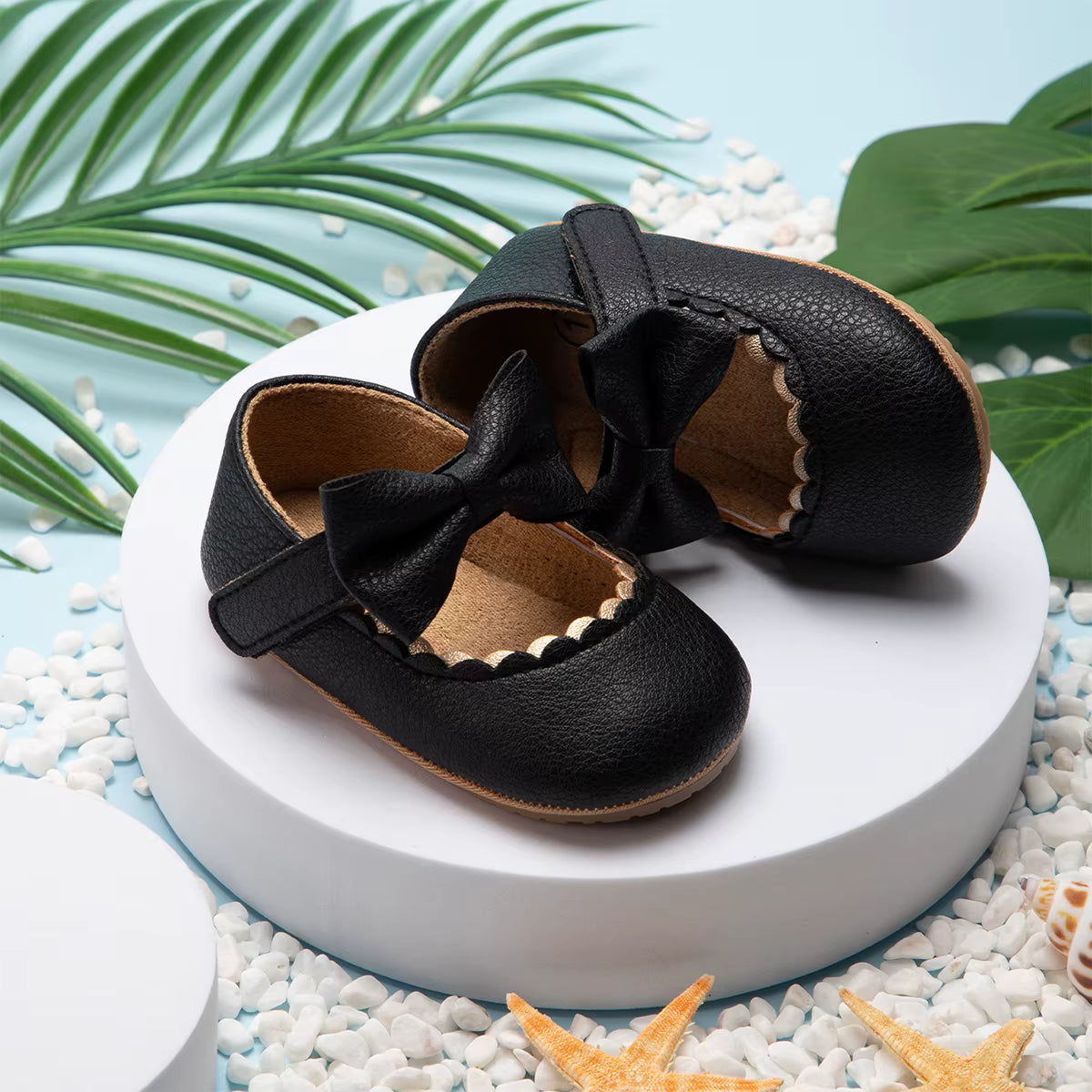chaussure bebe fille tendresse belle couleur noire piedestal