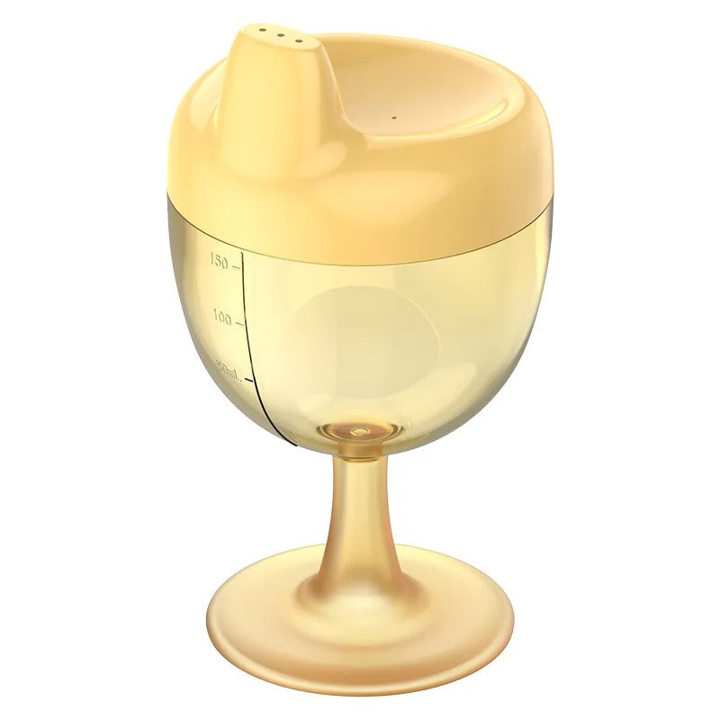 Gobelet bebe design verre a vin jaune