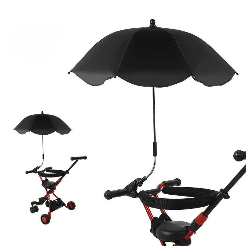 Ombrelle poussette | Protection UV Florale - Mon P'tit Nid Bébé