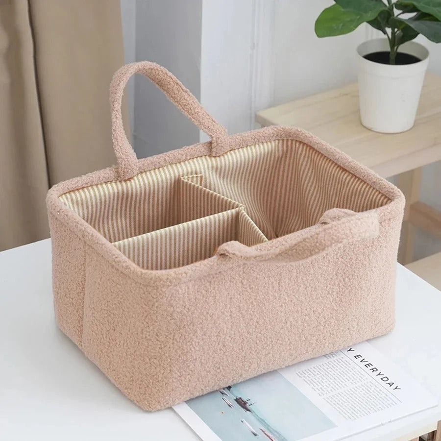 Panier rangement bebe style et design kaki