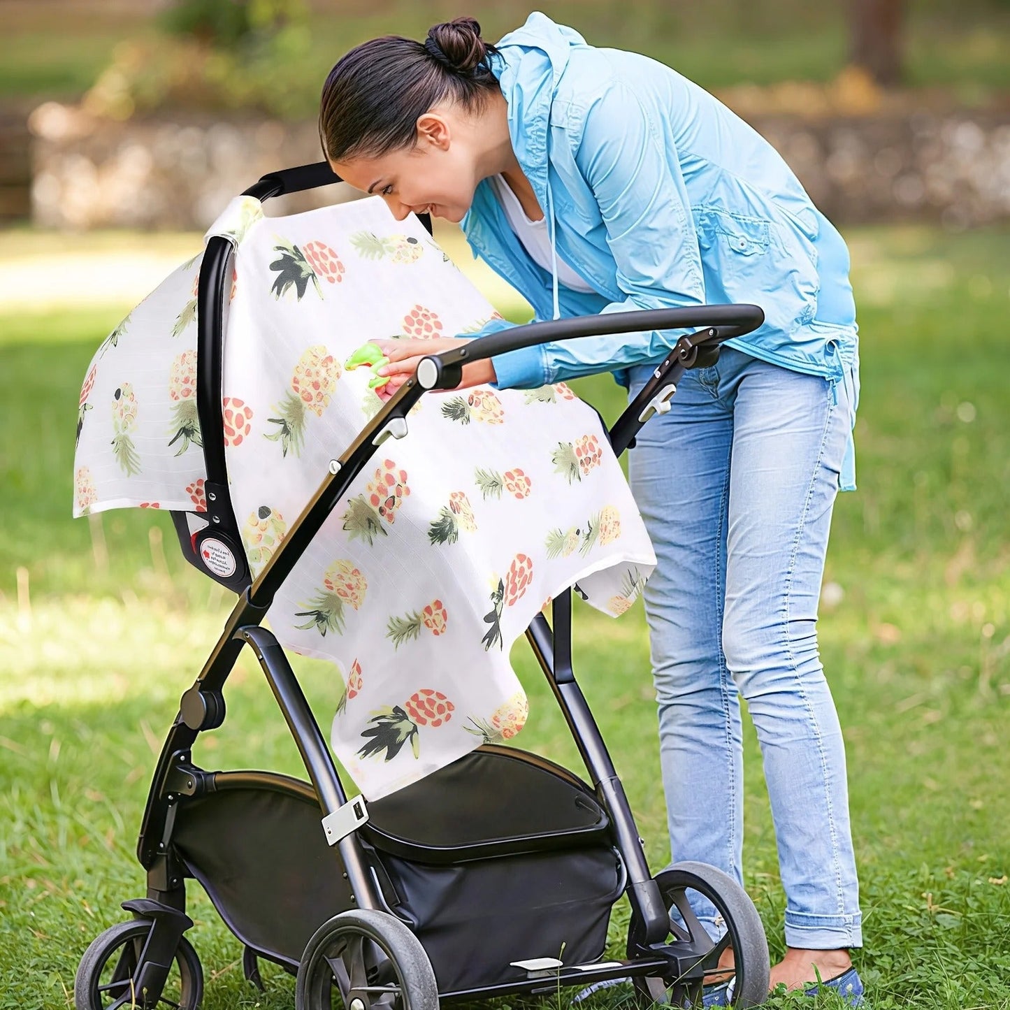 Parasol poussette | Protection UV Respirant - Mon P'tit Nid Bébé