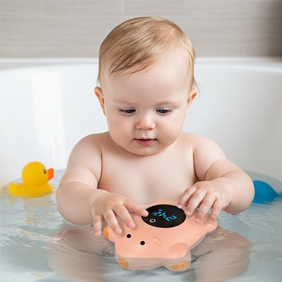 Thermomètre bain bébé securite precise bebe dans la baignoire