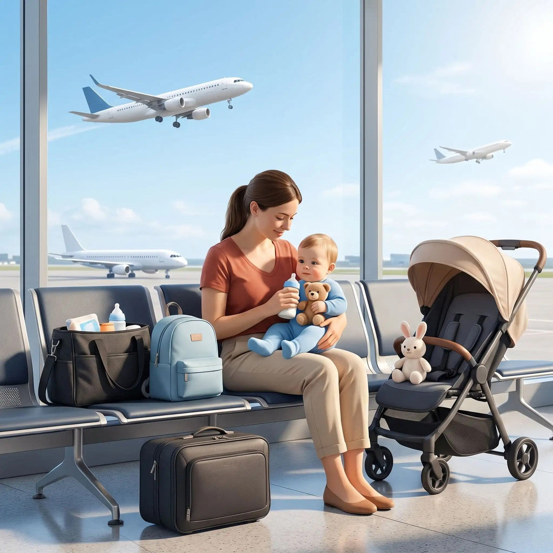 Bagage cabine bébé : bien préparer son vol - Mon P'tit Nid Bébé