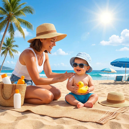 Comment protéger bébé du soleil sans stress - Mon P'tit Nid Bébé