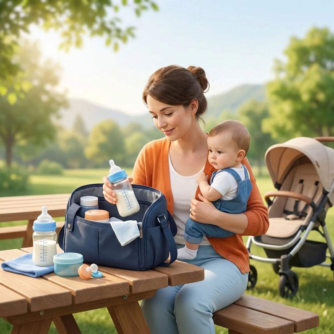 Comment transporter biberon en sortie ? - Mon P'tit Nid Bébé
