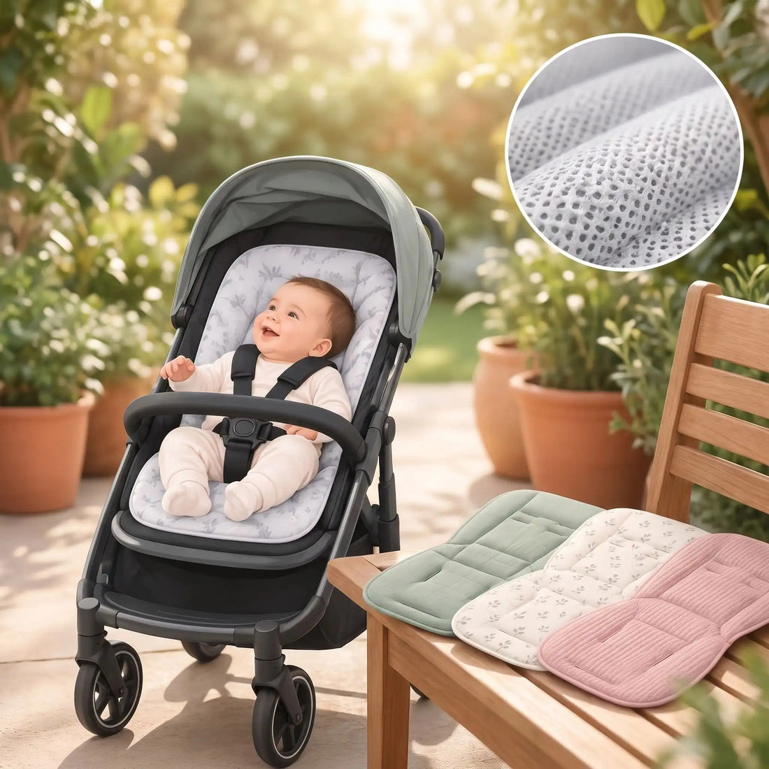 Coussin poussette bebe