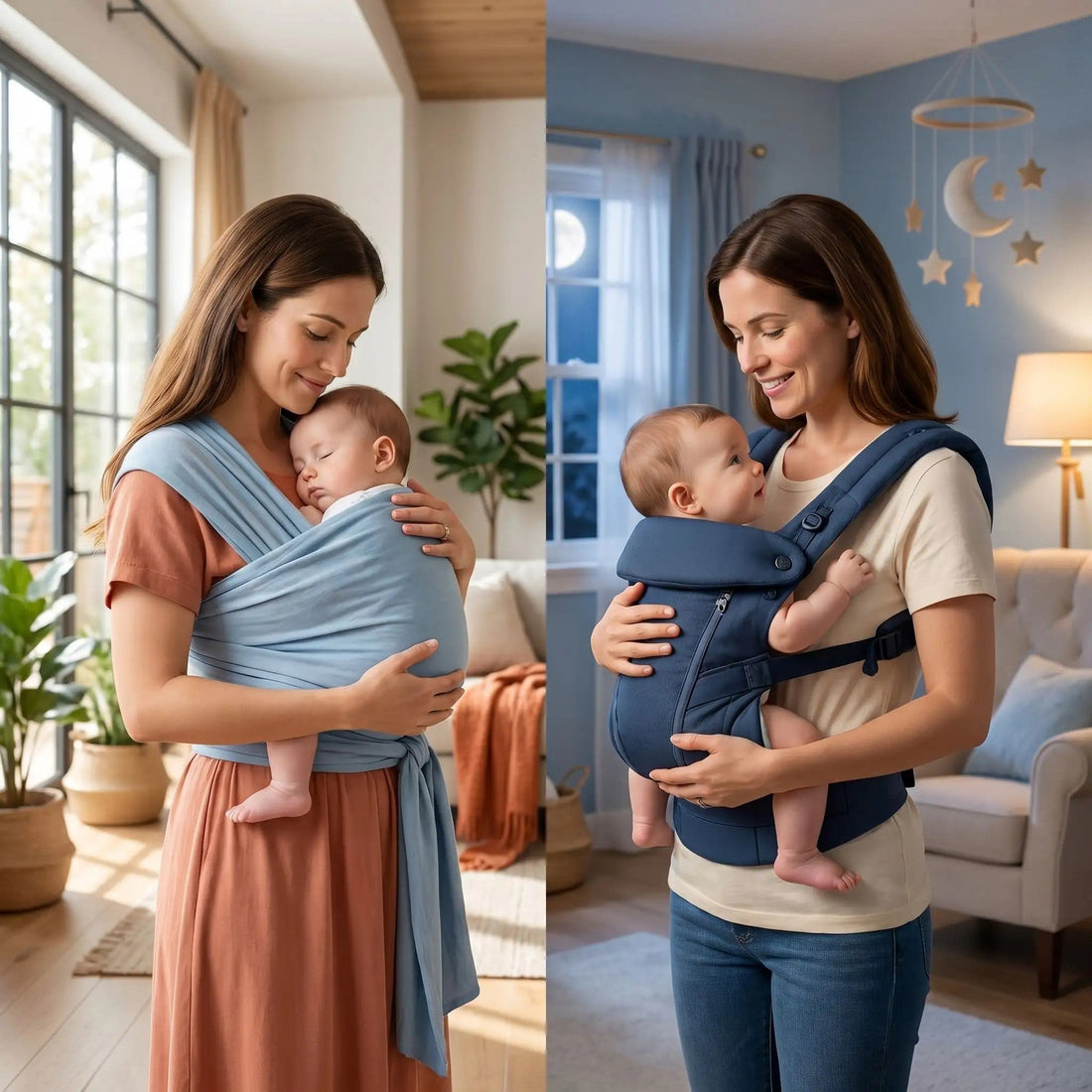 Écharpe de portage ou porte bébé ? - Mon P'tit Nid Bébé