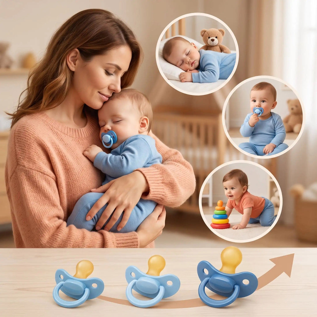 Guide tétine bébé selon l’âge pour bien choisir - Mon P'tit Nid Bébé