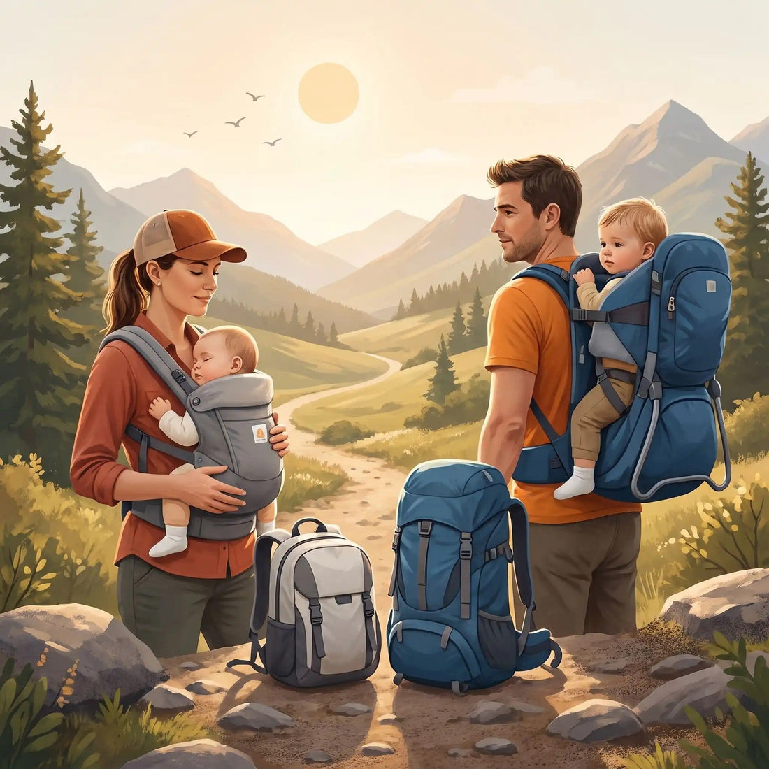 Quel porte bébé pour randonnée choisir ? - Mon P'tit Nid Bébé