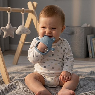anneau de dentition | Apaisant et Sûr - Mon P'tit Nid Bébé