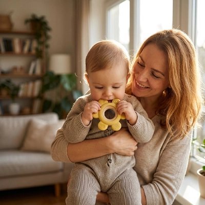Anneau de dentition | Apaisant Premium - Mon P'tit Nid Bébé