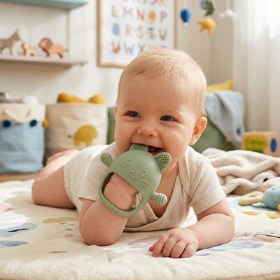 Anneau de dentition | Ultra-Sûr Sans BPA - Mon P'tit Nid Bébé