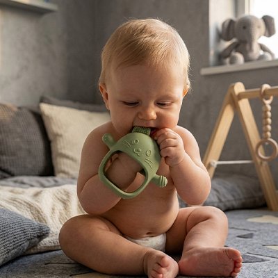 Anneau de dentition | Ultra-Sûr Sans BPA - Mon P'tit Nid Bébé
