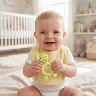 Anneau dentition bébé | Apaisant - Mon P'tit Nid Bébé