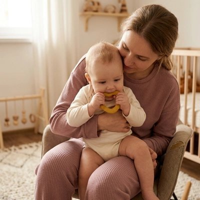 Anneau dentition bébé | Effet Calmant - Mon P'tit Nid Bébé