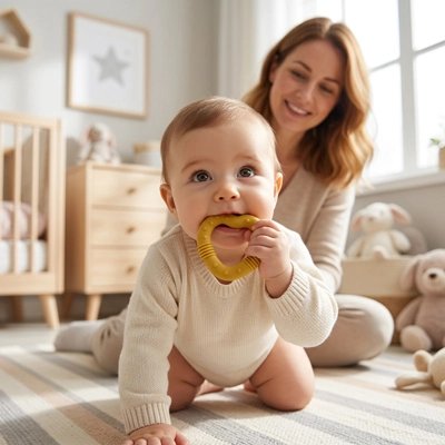 Anneau dentition bébé effet calmant