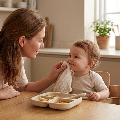 Assiette bébé ventouse 