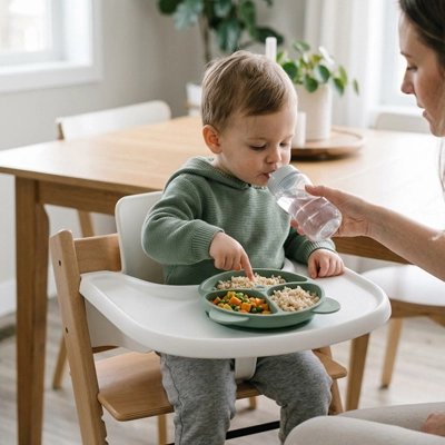 Assiette bébé ventouse