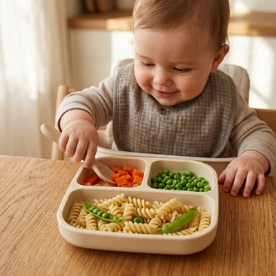 Assiette bébé ventouse 
