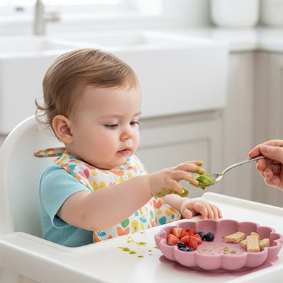 Assiette bébé ventouse 