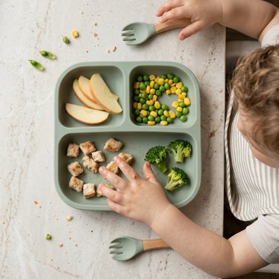 Assiette bébé ventouse 