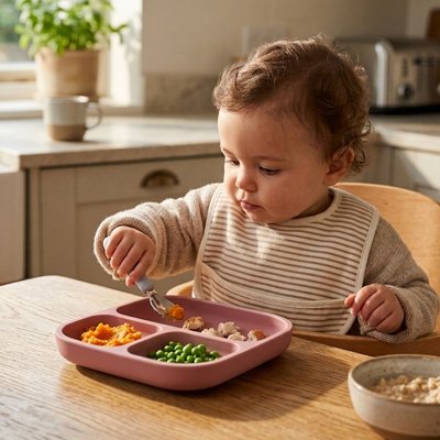 Assiette bébé ventouse 