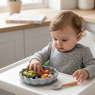 Assiette bébé ventouse 