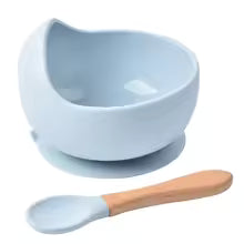 Assiette bebe couleur bleu