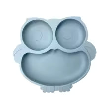 Assiette bebe ventouse couleur bleu