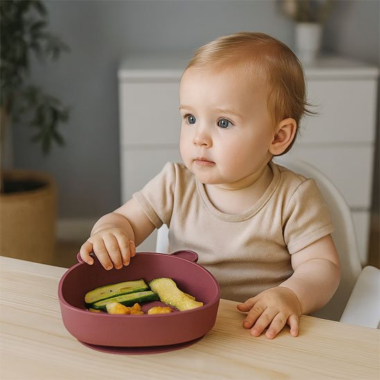 Assiette bébé ventouse | SecurEat - Mon P'tit Nid Bébé