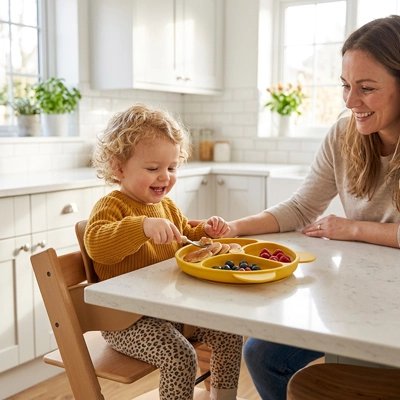 Assiette bebe ventouse