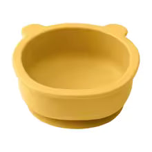 Assiette pour bebe jaune