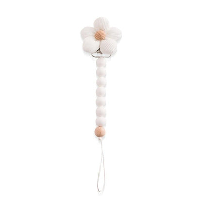 Attache tetine personnalisable blanc