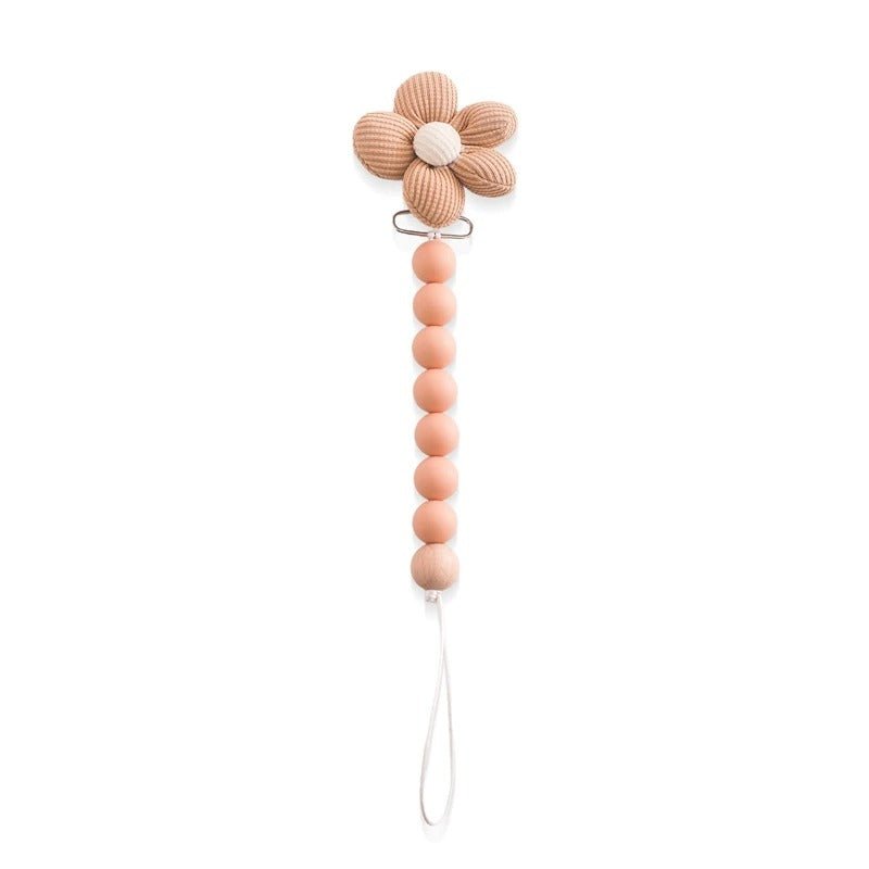 Attache tetine personnalisable rose