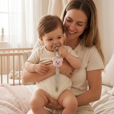 Attache tetine | Pratique et conventionnel - Mon P'tit Nid Bébé