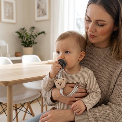 Attache tetine | Pratique et conventionnel - Mon P'tit Nid Bébé