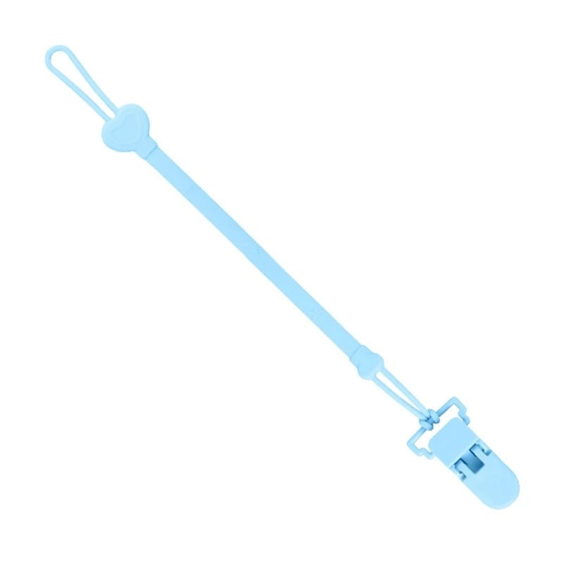 Attache tetine securisee et elegante bleu