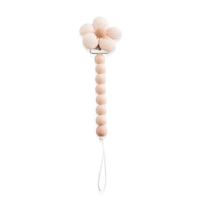 Attache tetine securisee glamour beige