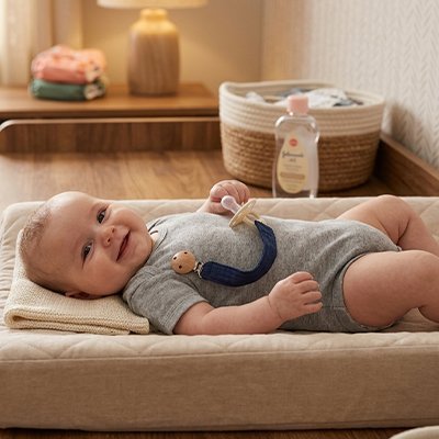 Attache tetine smart bebe sur le dos