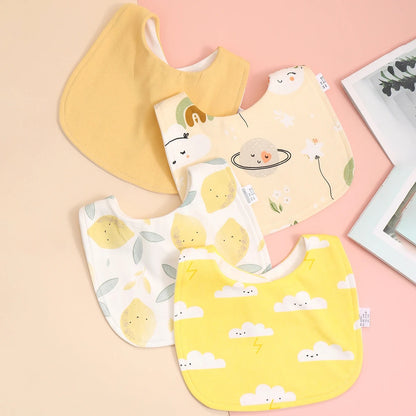 Bavoir bebe protection etanche orange