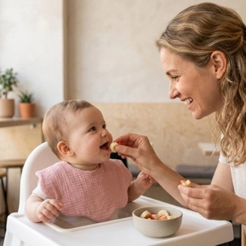 Bavoir bebe ultra absorbant et impermeable maman et bebe a table