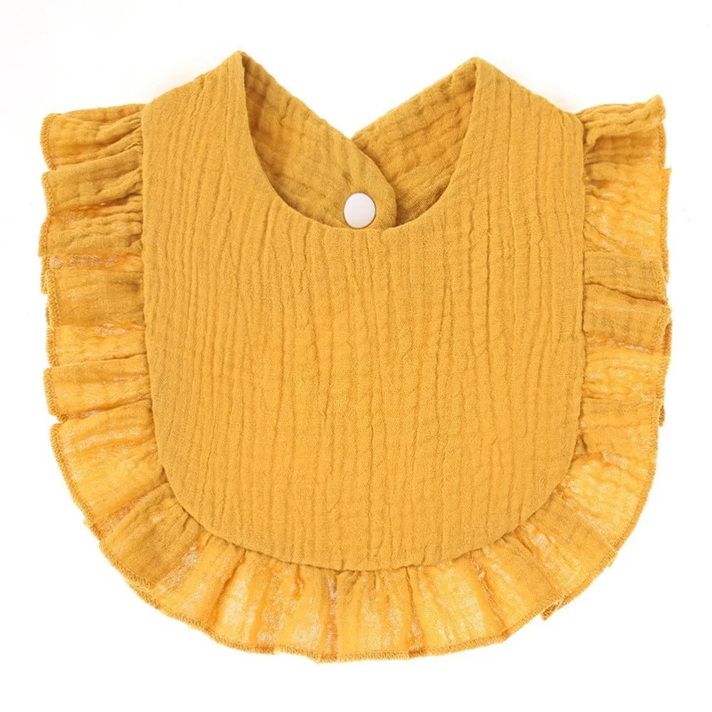 Bavoir bebe ultra confort jaune