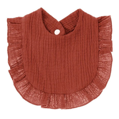 Bavoir bebe ultra confort rouge