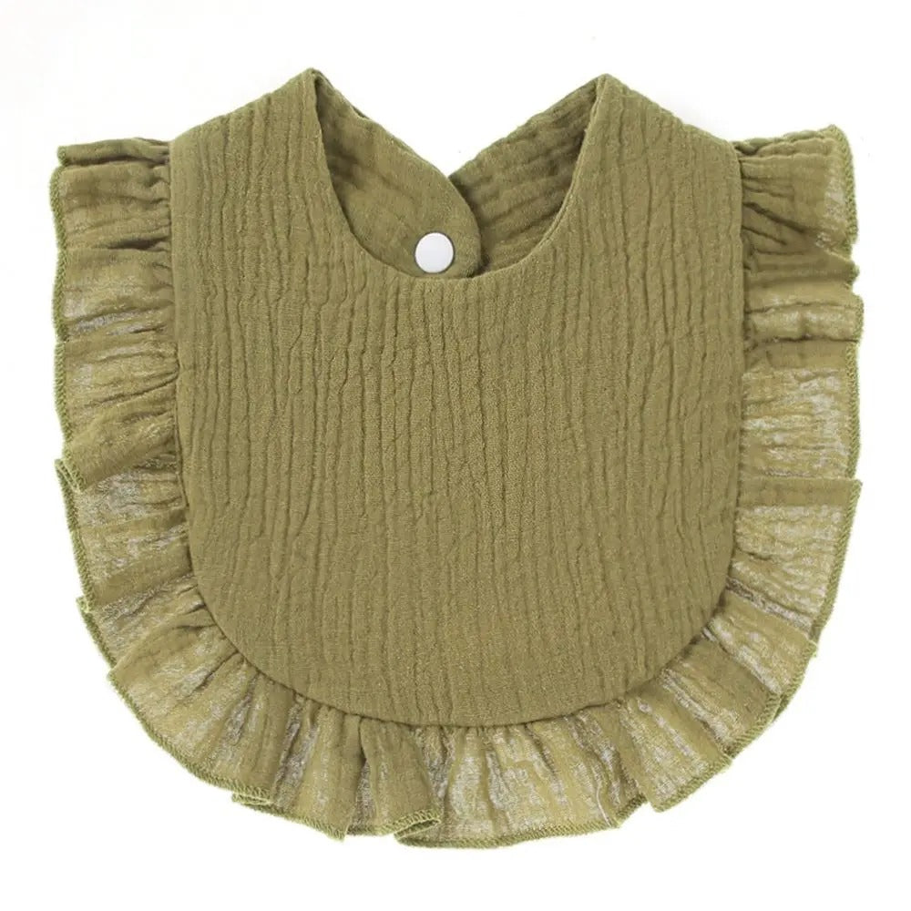 Bavoir bebe ultra confort vert