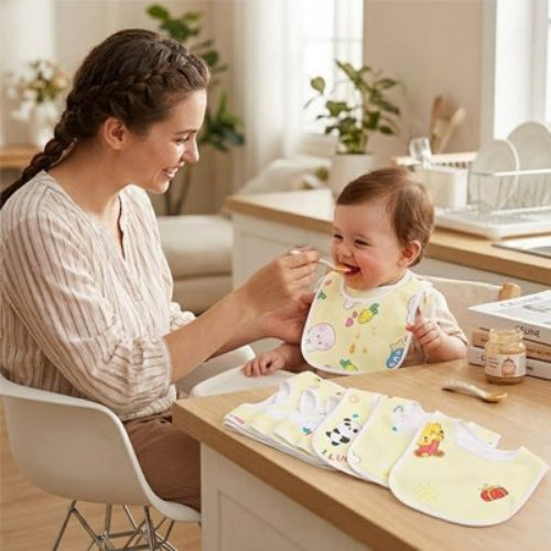 Bavoirs bebe ultra absorbants maman et bebe mangent