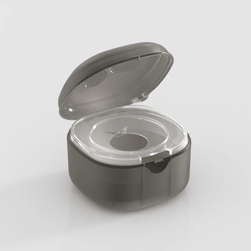 Boite a tetine hygienique et compacte gris