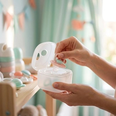 Boite a tetine​ hygienique et compacte maman range la tetine