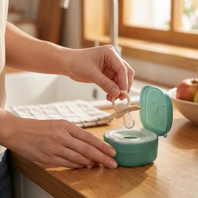Boite a tetine​ hygienique et compacte