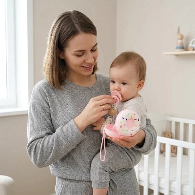 Boite a tetine​ pratique et hygienique maman porte son bebe