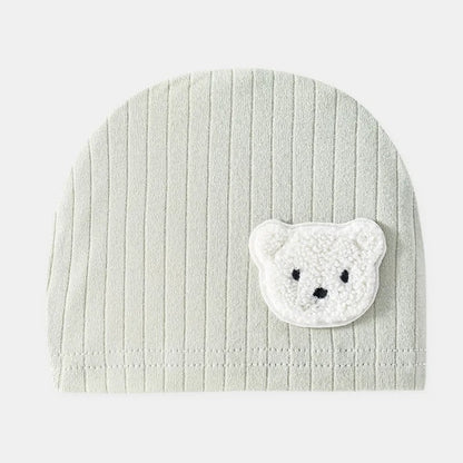 Bonnet bebe tout doux bleu